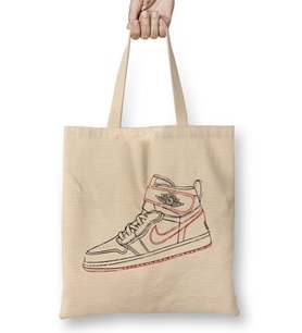 Nike Air Jordan 1 Bez Çanta Uzun Saplı