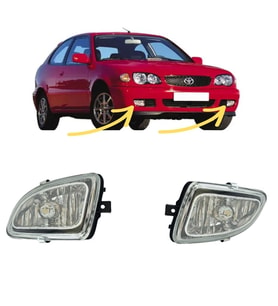 Toyota Corolla zzz111 Sağ Sol Sis Far 2000-2001