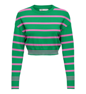 ONLIBI LS CROPPED PULLOVER CC KNT (Yeşil)