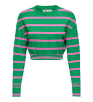 ONLIBI LS CROPPED PULLOVER CC KNT (Yeşil)