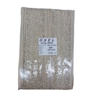 Dantel Polyester Sanal Tül Bant Cappucino 14,60 Metre En 6 Cm On-698-c