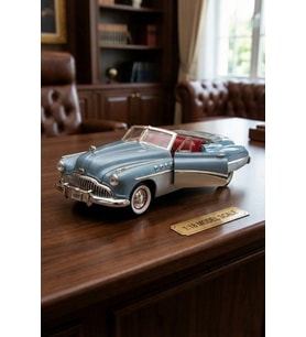 Motormax 1:18 1949 Buick Roadmaster Diecast Model Araba - Mavi - Metal Koleksiyon Araç Lisanslı