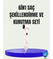Çok Fonksiyonlu 6 Başlıklı Saç Kurutma ve Şekillendirme Seti