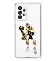 Samsung Galaxy A52 Uyumlu Steph Curry Tasarımlı Şeffaf Telefon Kılıfı
