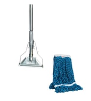 COD-EX Yedek Dar Islak Mop+Saplı Metal Mop Tutucu