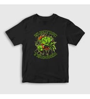 Presmono Unisex Çocuk Siyah Blanka Oyun Street Fighter T-Shirt 395412tt