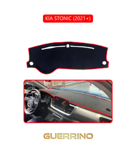KİA STONIC 2021+TORPİDO KORUMA HALISI KIRMIZI KENAR