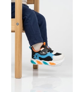 Cool Fuşya Cırtlı Işıklı Fileli Hafif Kız Bebek Spor Ayakkabı Luna B