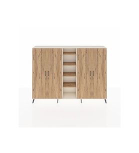 Arges Dolap 12 Raflı 4 Kapaklı 220x30x163 Aytaşı-Çam