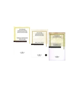 Yeraltından Notlar + Suç Ve Ceza + Karamazov Kardeşler Set