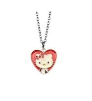 Hello Kitty Kalp Kız Kolye (Gümüş)