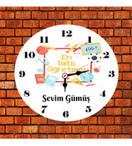 En Tatlı Öğretmen Saat Kişiye Özel