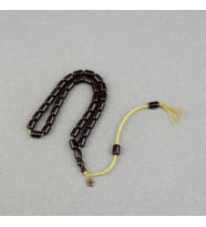 Omari Sıkma Kehribar Kapsül Kesim Oturtma İmameli Sistemli 7x11mm Tesbih
