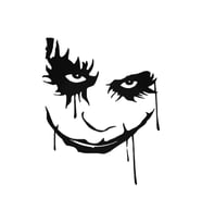 Joker Yüzü Maske Oto Sticker 20 Cm