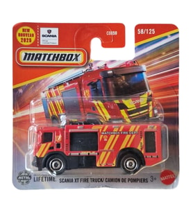 Matchbox - Scania XT Fire Truck - Kırmızı (1/64) 2025 Case