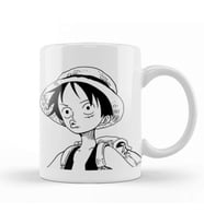 Luffy One Piece Luffy Manga Kupa Bardak Porselen