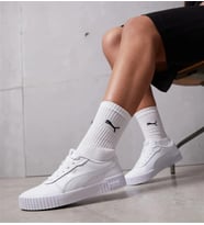 Puma Carina 2.0 Kadın Beyaz Sneaker / Spor Ayakkabı 385849 02
