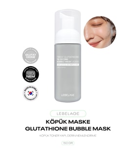 Glutatyon İçeren Aydınlatıcı Köpük Maske Truly Glutathione 10 Second Bubble Mask