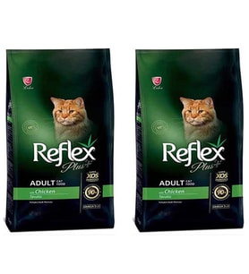 Reflex Plus Tavuklu Yetişkin Kedi Maması 1,5 Kg 2'Li Set