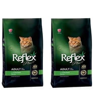 Reflex Plus Tavuklu Yetişkin Kedi Maması 1,5 Kg 2'Li Set