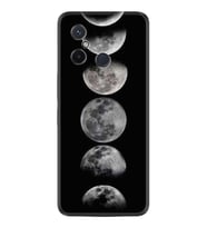 Xiaomi Redmi 12C Kılıf Resimli Desenli Baskılı Silikon Great Moons 1354