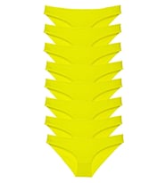 Mulvxbrf Brf02 8 Adet Süper Eko Set Likralı Kadın Slip Külot Sarı (Mulvix)
