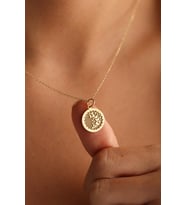 Kişiye Özel 925 Ayar Gümüş Tasarım Kelebekler Kolye (Gold)