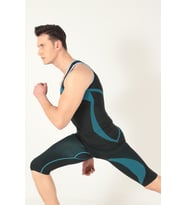 Sporcu Gym Seamless Dikişsiz T-shirt (Lacivert)