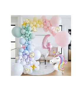 UNİCORN TEMALI BALON ZİNCİR SET