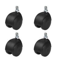 4 Adet Hts Eko 3/8 Vidalı Döner Mobilya Tekeri Çap : 49 mm Kod : 402