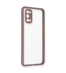 Realme 7 Pro Kılıf Miami Şeffaf Silikon - Açık Mor