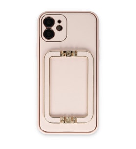 Apple İphone 12 Kılıf Coco Elit Kapak - Pudra