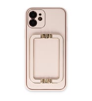 Apple İphone 12 Kılıf Coco Elit Kapak - Pudra
