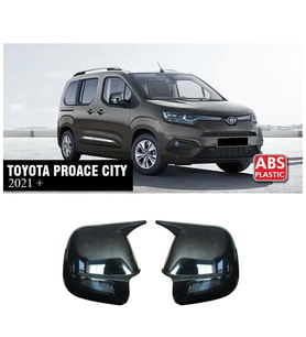 Toyota Proace City Batman Yarasa Ayna Kapağı Piona Black ABS 2021 2022 2023 2024 2025