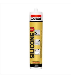 SOUDAL SİLİKON 280 GR ŞEFFAF ( 2 ADET ) (Beyaz)