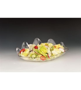 POLYCARBONAT İSTİRİDYE MODEL TEŞHİR TABAK(şeffaf-siyah-beyaz)