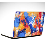 Boyalar Soyut Mavi Laptop Sticker 15.4 inch (37X26CM)