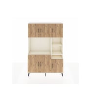 Arges Dolap 10 Raflı 6 Kapaklı 132x30x195 Aytaşı-Çam/Aytaşı