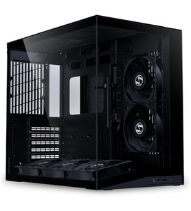 Lian Li O11 Dynamic Mini V2 Flow Bilgisayar Kasası Siyah  Kompakt Atx Orta Boy Kasa, İki Bölmeli Ta