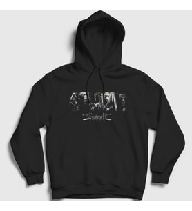 Presmono Unisex Siyah Band Ensiferum Kapüşonlu Sweatshirt 145370tt