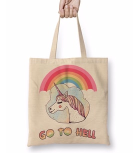 Unicornio Go To Hell Bez Çanta Uzun Saplı
