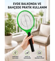Pil İle Çalışan Elektronik Sinek Öldürücü – Çocuk Ve Evcil Hayvan Dostu Tasarım