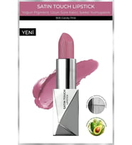 Uzun Süre Kalıcı Nemlendirici Pürüzsüz Etkili Yarı Mat Ruj Satin Touch Lipstick 806 Candy Pink