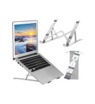 Klasist Alüminyum Özel Yükseltici Laptop Standı 8 Kademe Yükseltilebilir ( Taşıma Kılıfı Hediye )