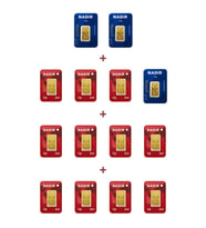 Nadir Gold 24 Ayar 18,5 Gram Külçe Altın (3 Adet 2,5 Gram Külçe Altın + 11 Adet 1 Gram Külçe Altın )