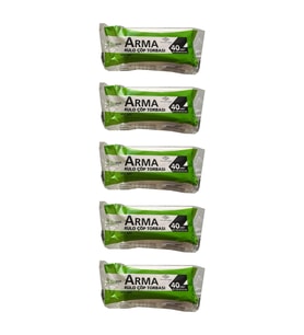 Arma Kimpack Beyaz Mini Boy 40 x 50 Cm. - 20 Litre Çöp Torbası Poşeti - 40 Adetlik 5 Rulo