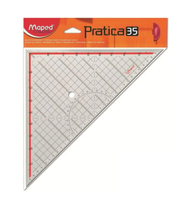Maped Practica Tekstil Gönyesi (Geometrik Açılı Gönye) 35 cm 147100 