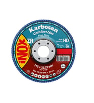 Karbosan Comfortline Flap Disk ZR ZXR11 HD 125 mm 60 Kum Düz-KARBOSAN 982460