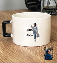 Kişiye Özel Karikatürlü İkon Lüks Fincan Doğum Günü Hediyesi