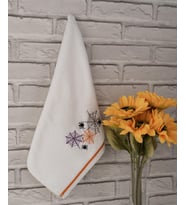 Pamuklu 40x70 cm Tekli Nakışlı Hediyelik El & Mutfak Havlusu Baveno (07)